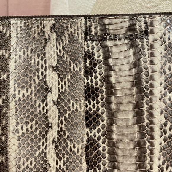 Michael Kors - Genuine Snakeskin Clutch - Picture 2 of 7